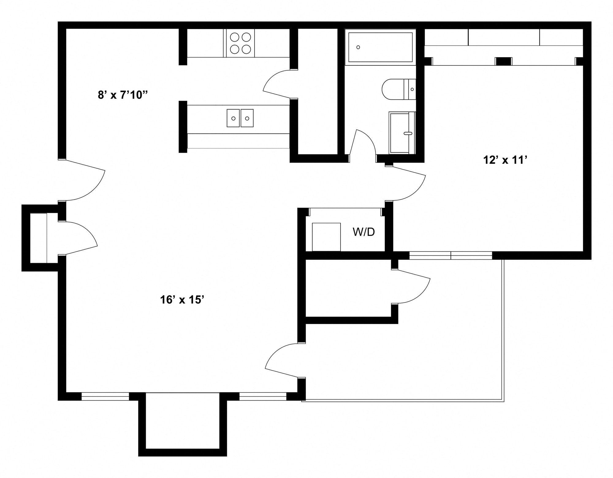 Riveria I Vaulted Floor Plan